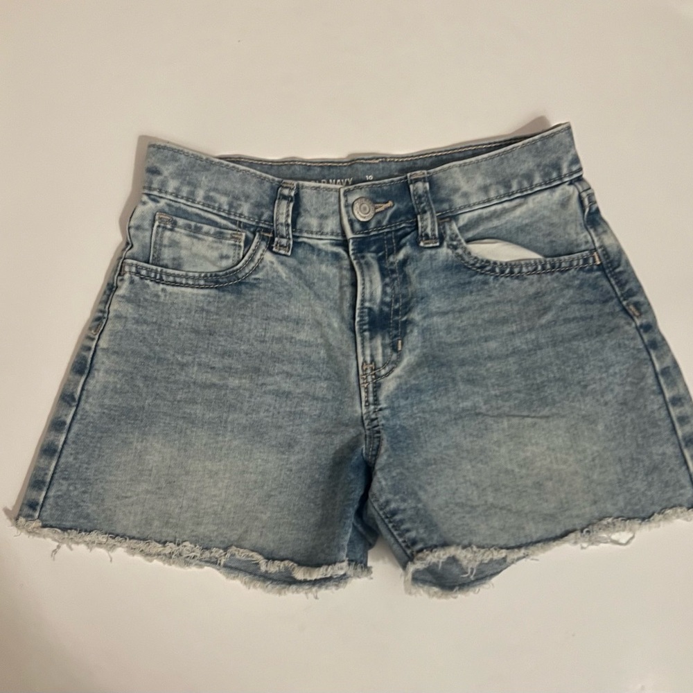 Bundle Deal - 4 pair of gently used Old Navy girls shorts size 10. 1 flare pants